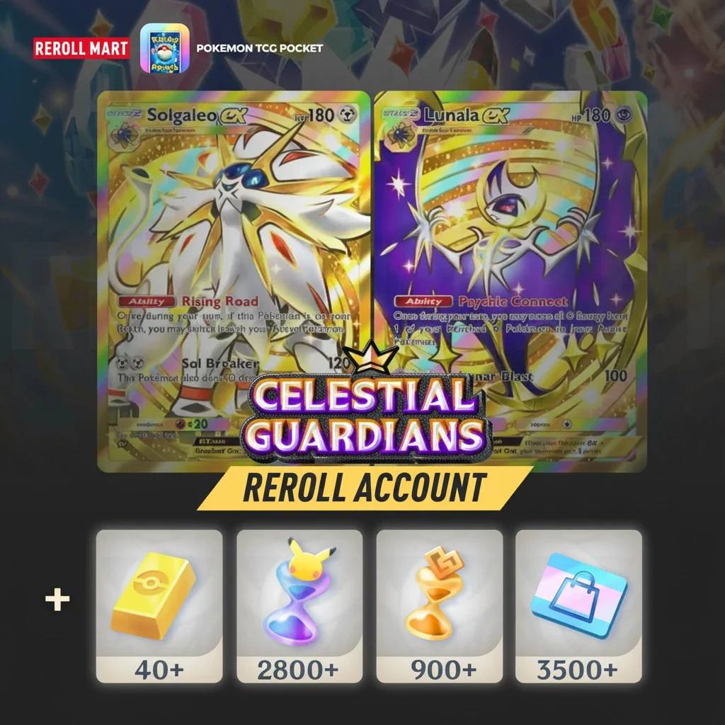Celestial Guardians Pokémon TCG Pocket Account (English)