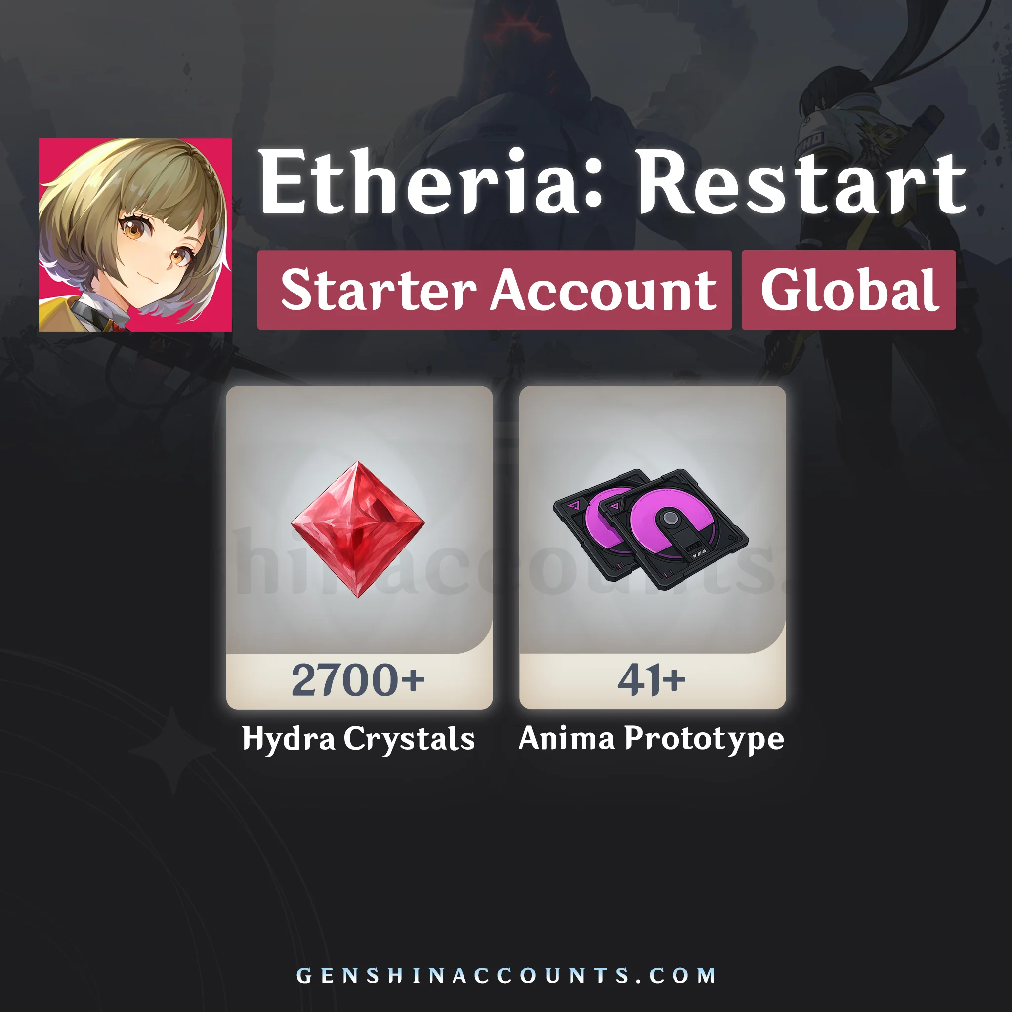 Etheria: Restart Hydra Crystal Account