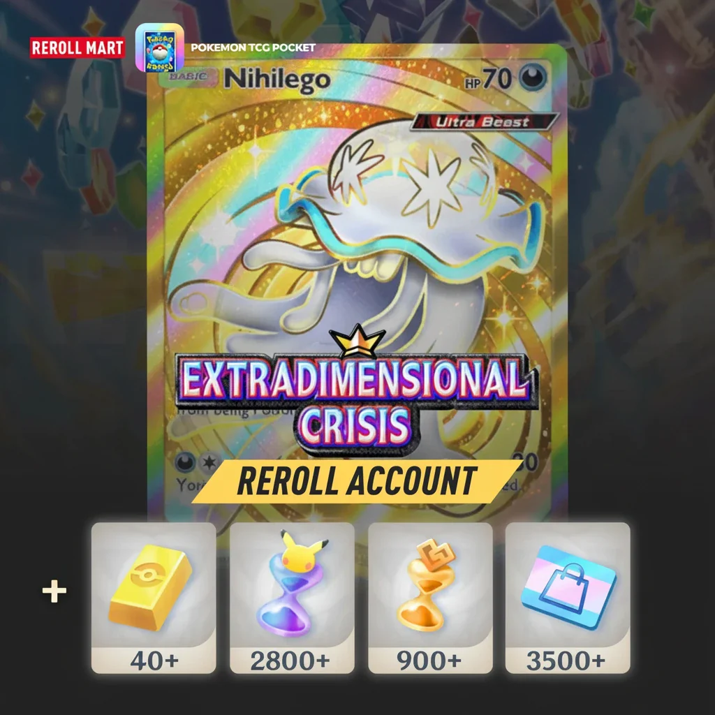 Extradimensional Crisis Pokémon TCG Pocket Account (English)