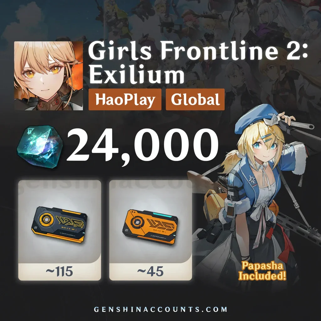 GIRLS' FRONTLINE 2: EXILIUM Starter Reroll Account [HaoPlay - Global]